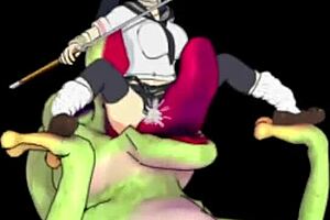 Super Yaeko engages in erotic action in 3D cartoon anime hentai gallery