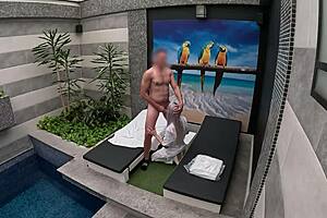 I called the room service girl and she gave me a blowjob until I finished in her mouth