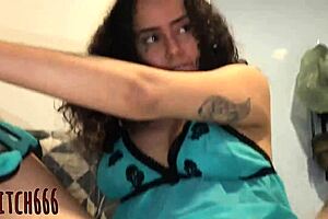 Quarentena babe finds solace in outdoor masturbation and more