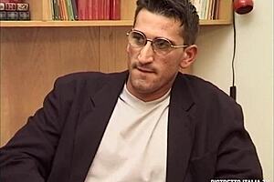 The Italian salesman prefers testing women’s products personally with hairy doggystyle action.