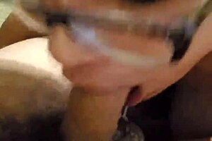 Fat BBW Gives Intense Blowjob!