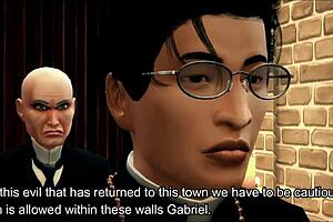 In Sims 4, Nosferatu turns three whores into vampire brides