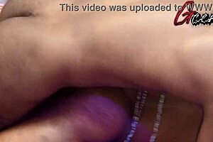 My pastor's daughter in a homemade backyard scene