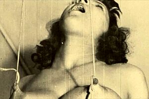 Vintage london rope bondage in the sixties.