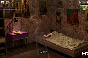 Showing pussy in the restaurant