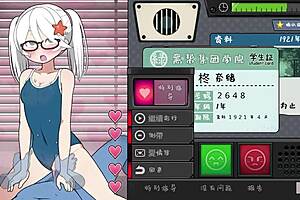 2D anime game with street girl capture theme