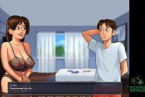 MILF Brigando pela minha pica em housewife game