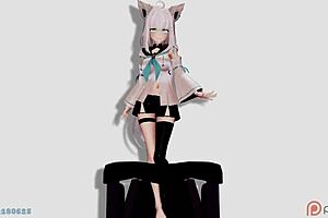 Hololive star Fubuki’s erotic performance in anime-style video