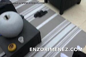 Enzo Rimenez gets fucked bareback by twink Latino