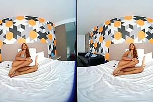 3D VR experience of a fat P and I getting horny as we pleasure ourselves with toys
