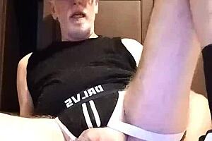 thomas odea is in this gay porn scene, showing off his big cock and using toys.