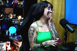 martina oliveira says, 'that cock is huge, i'm so horny' during the interview