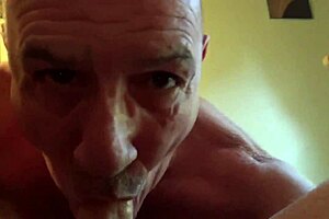 Scott fucks mouth like pussy in intense session