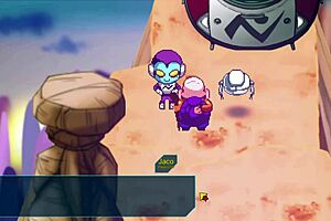 Vados Shows Master Roshi Her Huge Boobs!