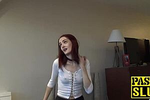 Redhead Andi Dye Stretched By Monster Cock!