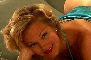 Beautiful Blonde Milf Blowjob and Facial