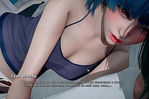 redhead with big tits gets fucked by her bully in this cartoon