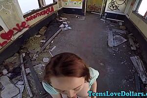 Newbie teen public fucked with blowjob and facial