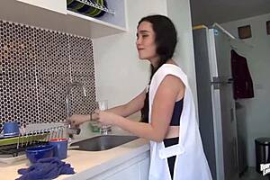 Mamacitaz - Luna Ruiz - Brunette Latina Maid Rough POV Sex