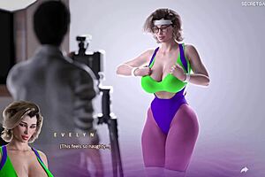 3D game with curvy milfs and huge tits