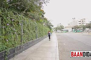 I Watch Rosario Red, The Horny Redhead Latina, Ride Milky Bear's Huge Cock In The Studio