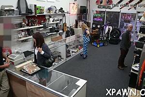 Daring Woman Fucks Roughly In Shop!