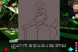 Bonnie's big boobs bounce in FNAF: Security Overhaul