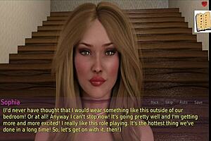 A Wife and Stepmother Shows Big Tits in Erotic Homemade Blonde Action