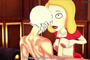 Beth Smith's hardcore sex scene in Rick & Morty
