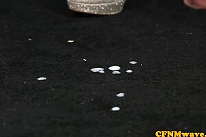 Watch British femdoms race with handjobs in group