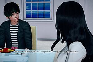 redhead with big tits gets fucked by her bully in this cartoon