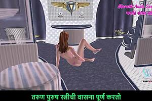 Marathi Audio Story - Animated 3D Cartoon - Beautiful Teen Girl on Floor Exploring