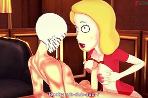 Beth Smith engages in intense sex with Rick in this fantasy episode.