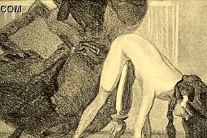 Yo, check these vintage erotic illustrations, so cool! 😎