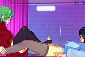 Hikage and Ikaruga in intense lesbian and futanari scenes