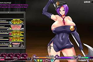 Karryns Prison - certified PAWG gets her pussy wrecked by monster in hentai sex game part 4