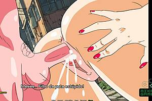 Stepmom's taboo desires come to life in hentai gangbang
