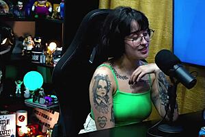 martina oliveira says, 'that cock is huge, i'm so horny' during the interview