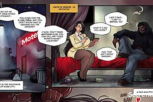 milf gets fucked on job by big black african men in stockings