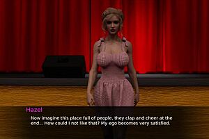 3D homemade video of amateur nurse giving pleasure