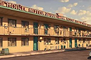 The emo babe, submissive and sexy, takes a big black cock to pay her rent in this fetish scene.