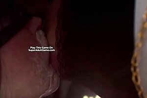 Futa nun's sensual 3D experience in a religious setting