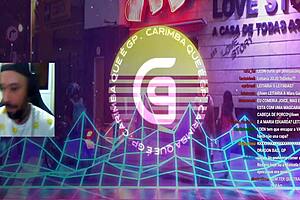 Brazilian solo in web chat, softly teasing.