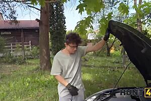 hunt4k unexpected cucking ending with blonde girlfriend