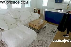 Divorced woman visits ex-husband for laundry help