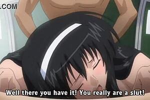 Anime Slut Endures Assfucking, Facial, Double Penetration, And Gangbang Anal