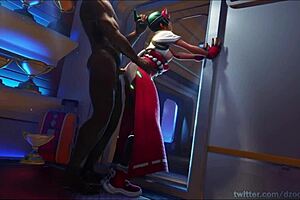 Rough 3D hentai featuring a slutty lady's wild ride