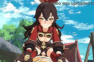 Outride Her - Genshin Impact Amber x Aether Animation 😏