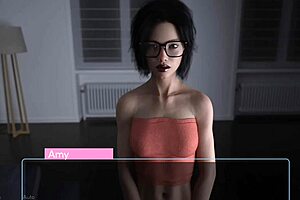 Beautiful teen gets her ass pounded in 3D game