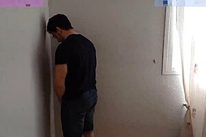 Teen girl spanks and disciplines boy with oral punishment